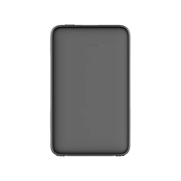  Power bank 5000 mAh with integrated cables, adapter included black