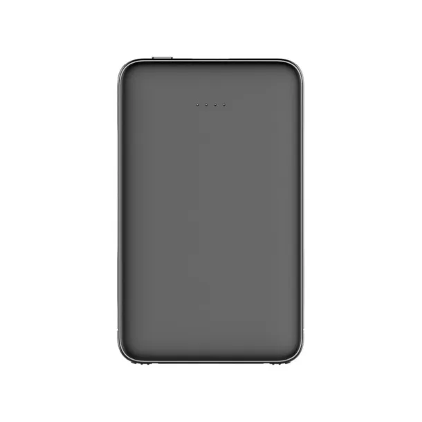  Power bank 5000 mAh with integrated cables, adapter included black