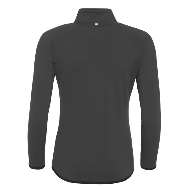  Cool ženska majica s 1/2 zipom, 280 g/m2 - Just Cool Ugljen Crna