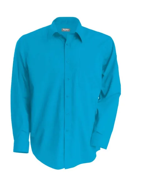  JOFREY > LONG-SLEEVED SHIRT - Kariban Bright Turquoise