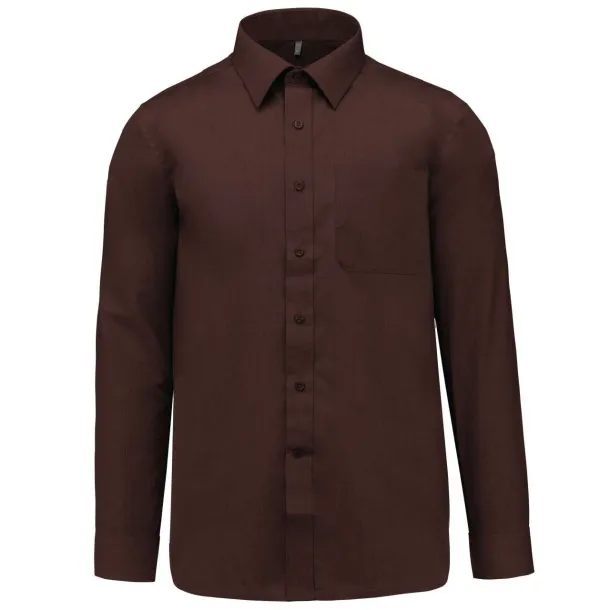  JOFREY > LONG-SLEEVED SHIRT - Kariban Brown