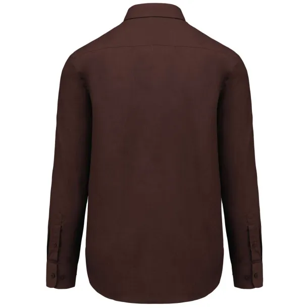  JOFREY > LONG-SLEEVED SHIRT - Kariban Brown