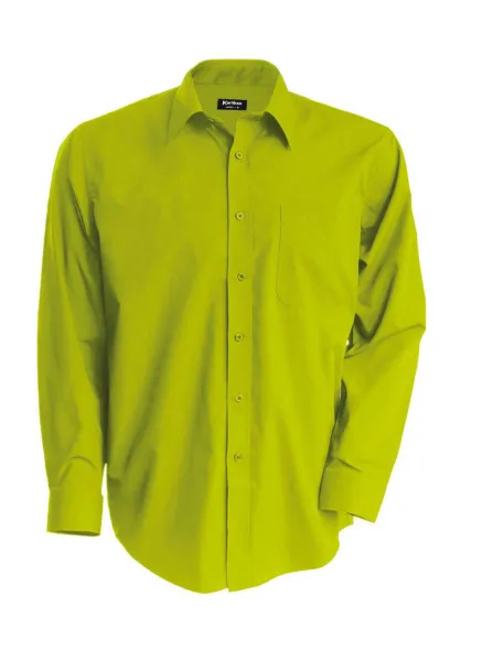  JOFREY > LONG-SLEEVED SHIRT - Kariban Burnt Lime