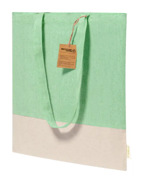 Konti cotton shopping bag Green