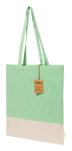 Konti cotton shopping bag Green