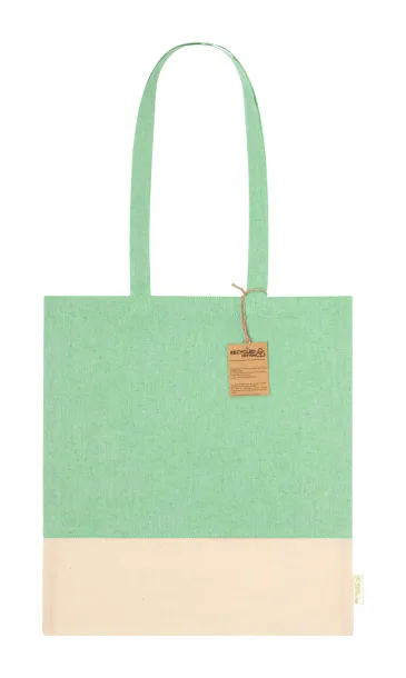 Konti cotton shopping bag Green