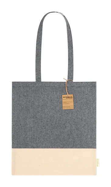 Skadi cotton shopping bag Black