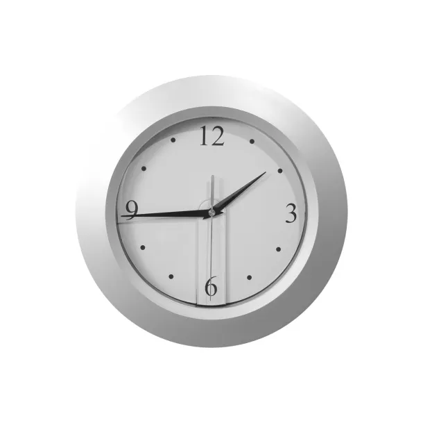 Brattain wall clock Silver Black