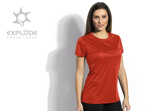 TEE LADY women’s sports T-shirt - EXPLODE Red