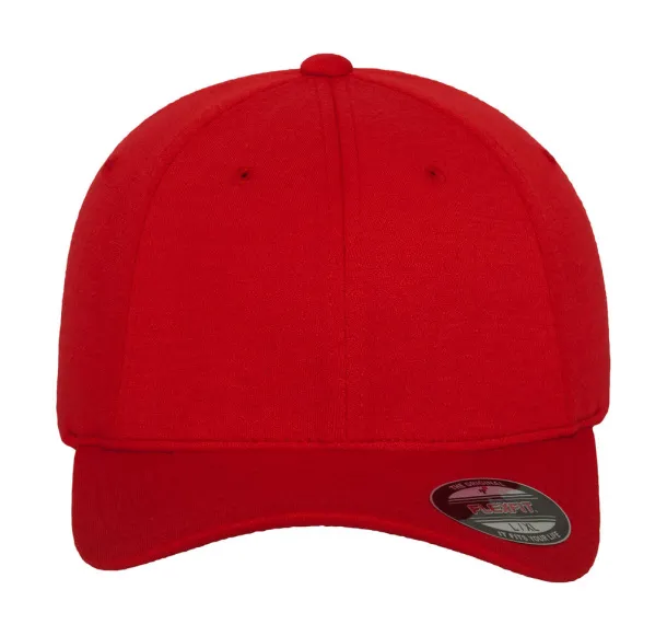  Double Jersey Cap - Flexfit Crvena