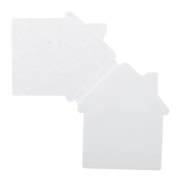 CreaStick Seed House custom sticky notepad White