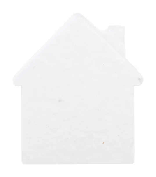 CreaStick Seed House custom sticky notepad White