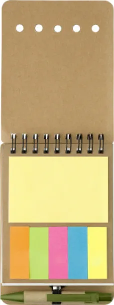 RODRIGO Cardboard memo folder light green