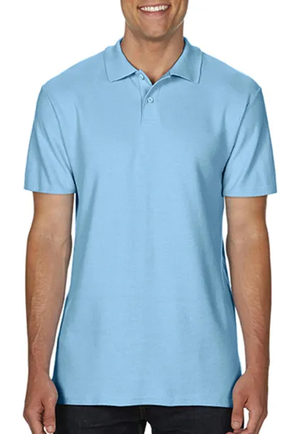  Softstyle® Adult Double Pique Polo - Gildan Svijelo plava