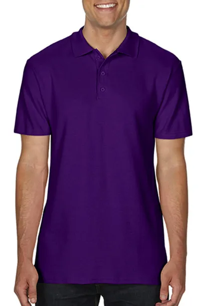  Softstyle® dvostruki pique polo majica, 177 g/m² - Gildan Ljubičasta