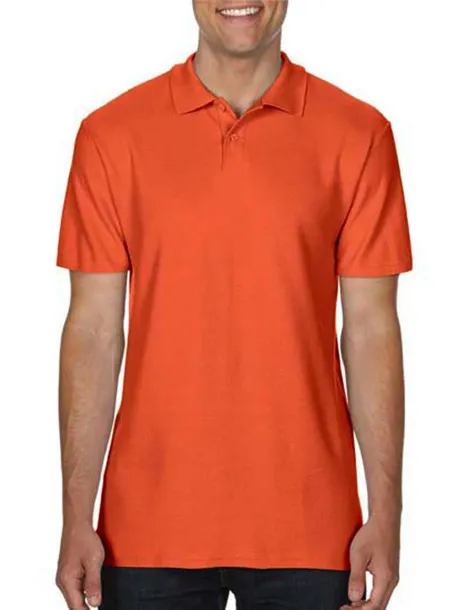  Softstyle® Adult Double Pique Polo - Gildan Narančasta