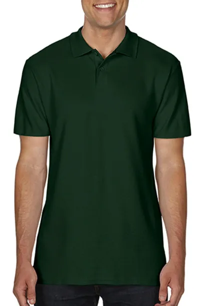  Softstyle® dvostruki pique polo majica, 177 g/m² - Gildan Šumski zelena
