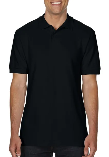  Softstyle® dvostruki pique polo majica, 177 g/m² - Gildan Crna