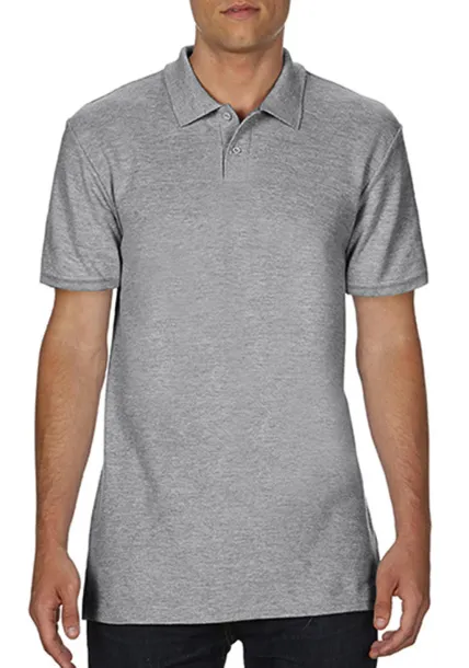  Softstyle® dvostruki pique polo majica, 177 g/m² - Gildan Sport Grey