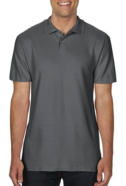  Softstyle® dvostruki pique polo majica, 177 g/m² - Gildan Ugljen