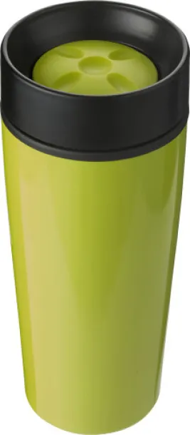  ELISA Stainless steel double walled travel mug lime