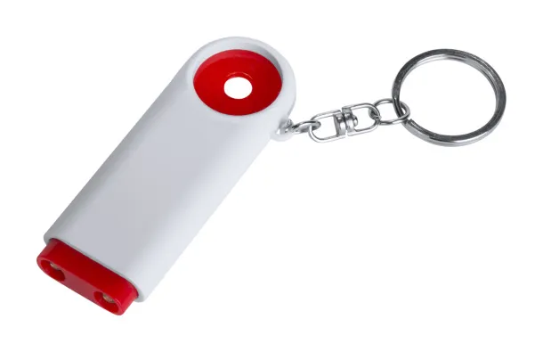 Kipor trolley coin keyring Red White