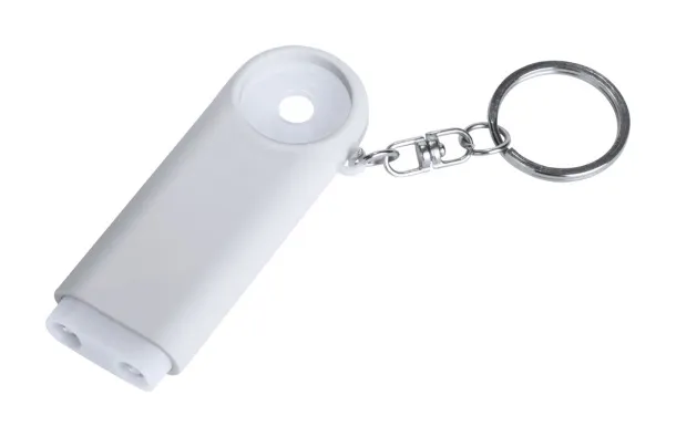 Kipor trolley coin keyring White