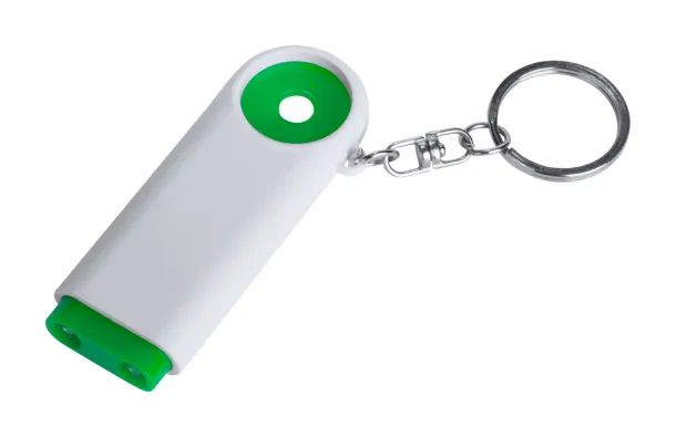 Kipor trolley coin keyring Green