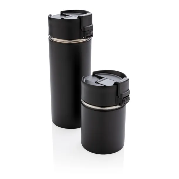  Bogota compact vacuum mug with ceramic coating - XD Xclusive Black 