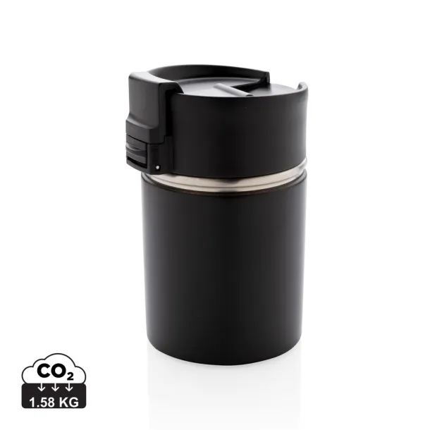  Bogota compact vacuum mug with ceramic coating - XD Xclusive Black 