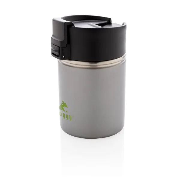  Bogota compact vacuum mug with ceramic coating - XD Xclusive Grey 