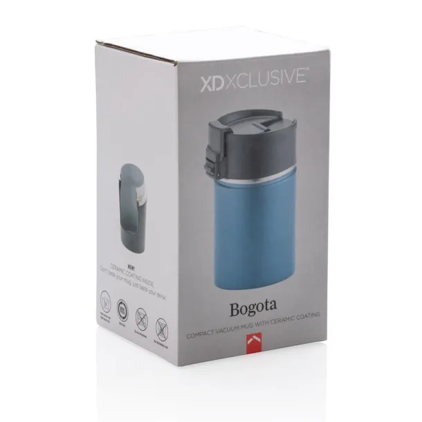  Bogota compact vacuum mug with ceramic coating - XD Xclusive Blue 