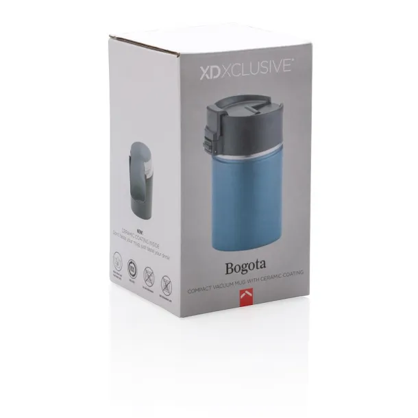  Bogota compact vacuum mug with ceramic coating - XD Xclusive Blue 