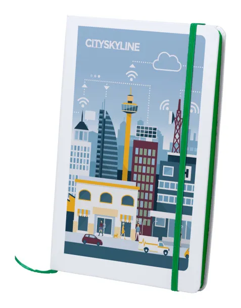 Pendula notebook Green White