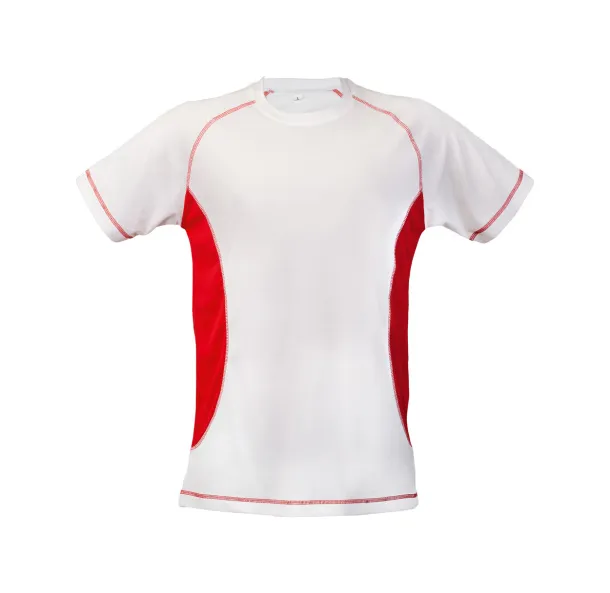 Combi sport T-shirt Red White