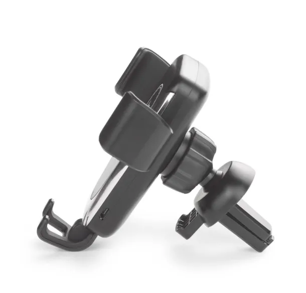 GARI Car phone holder with wireless charger Black