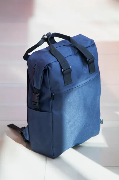 Ellison RPET ruksak, 15" Tamno plava