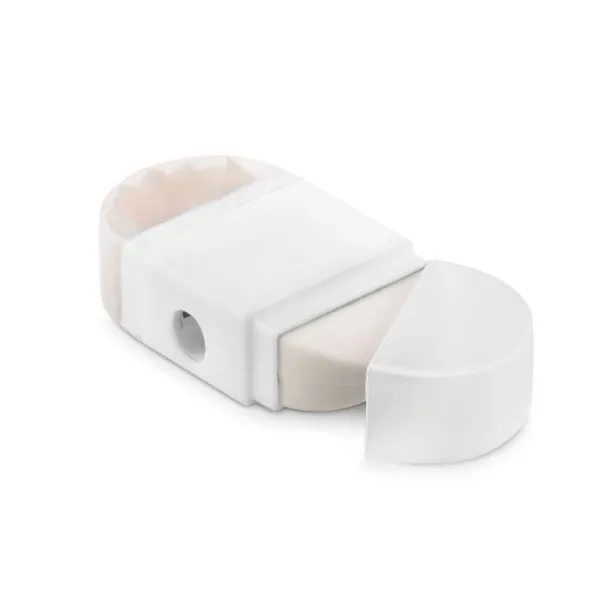 GOMA2 Sharpener and eraser White