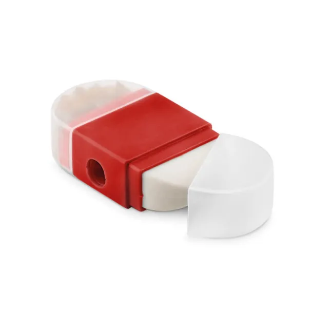 GOMA2 Sharpener and eraser Red