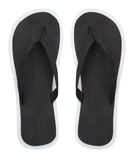 Malibu beach slippers Black