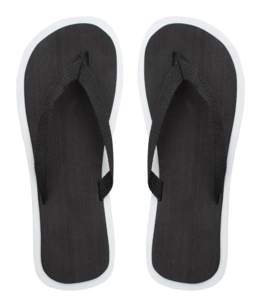 Malibu beach slippers Black