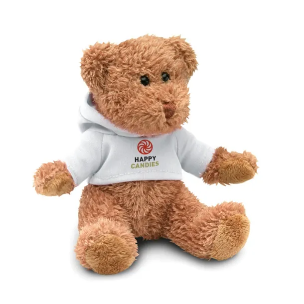 JOHNNY Teddy bear plus with t-shirt White