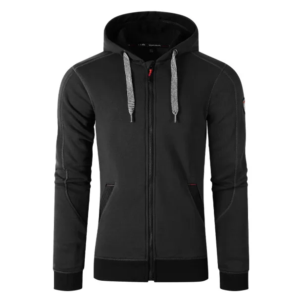 ARGON Hooded sweatshirt Pepeljasto tamnosiva