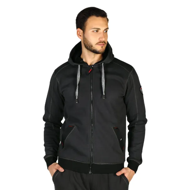 ARGON Hooded sweatshirt Pepeljasto tamnosiva