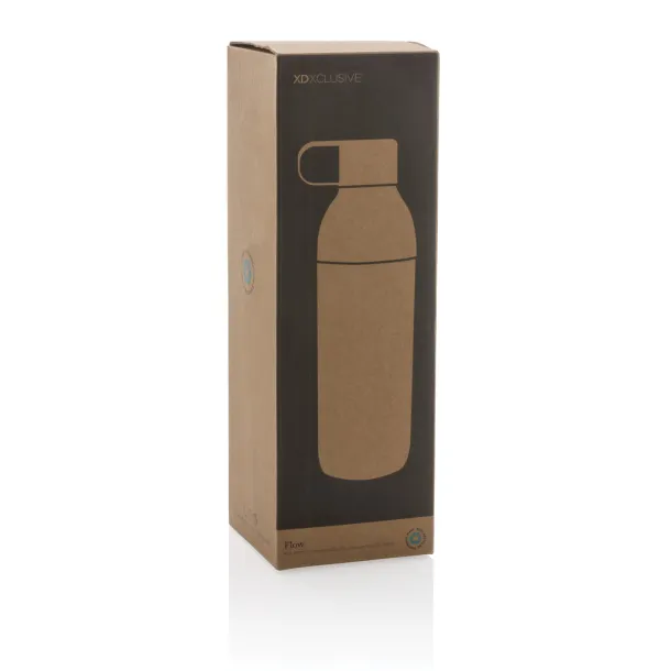  Flow RCS recycled stainless steel vacuum bottle - XD Xclusive Silver 