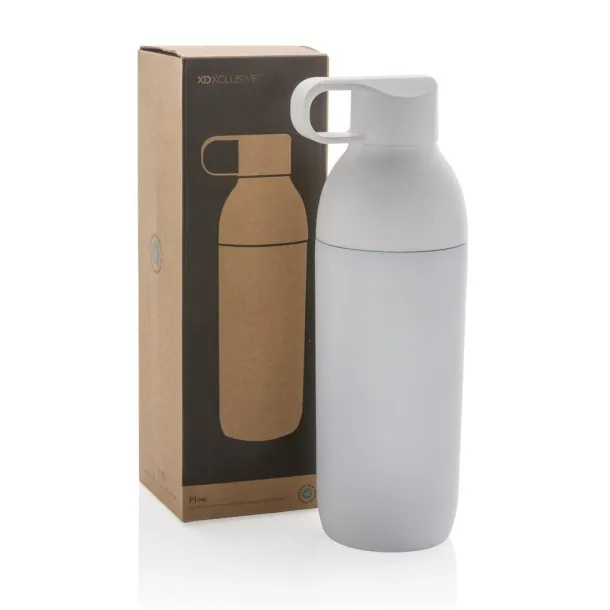  Flow RCS recycled stainless steel vacuum bottle - XD Xclusive White 