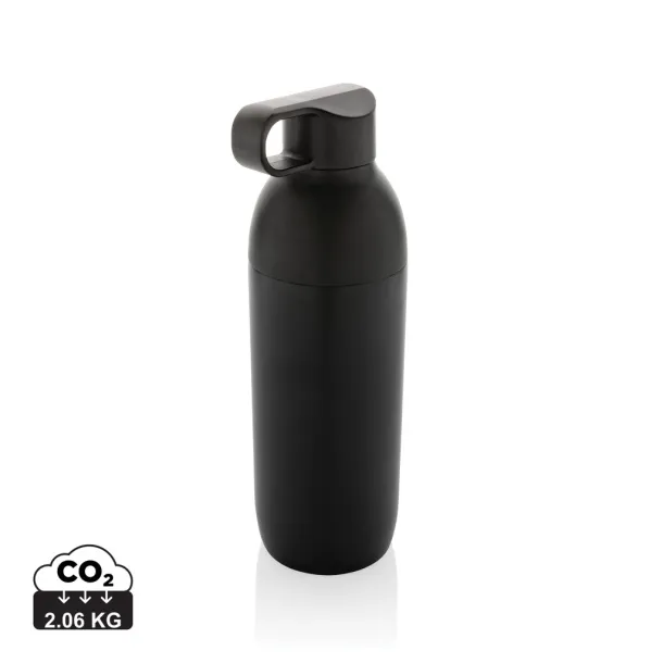  Flow RCS recycled stainless steel vacuum bottle - XD Xclusive Black 