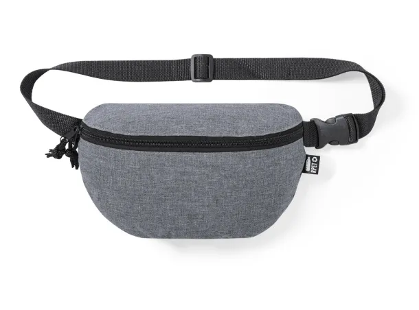 Parks RPET waist bag ash grey