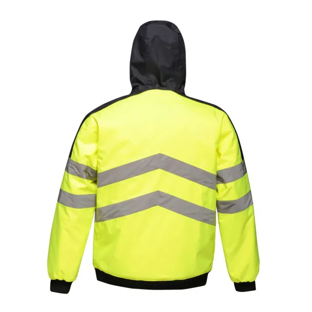  HI-VIS PRO BOMBER JACKET - Regatta Yellow Navy