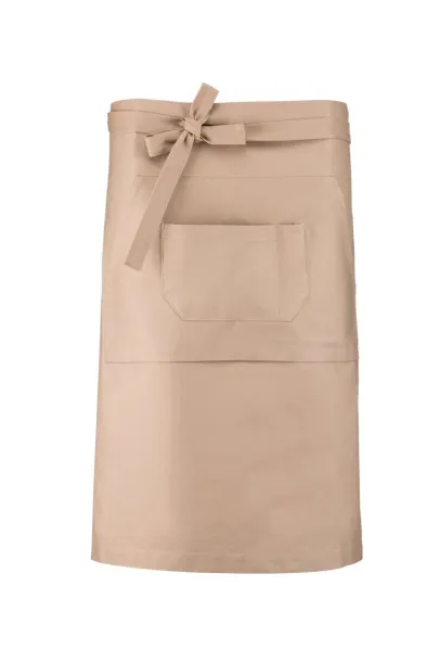  COTTON LONG APRON - Kariban Beige